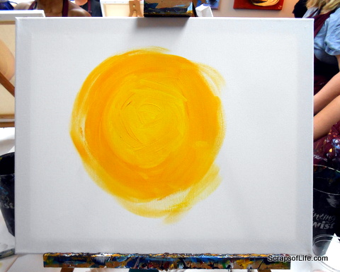jwalker_pwat_step1 Step 1: Yellow surrounded by darker yellow--Laura called these two French's and Dijon