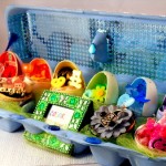 Monochromatic Mixed Media Eggs